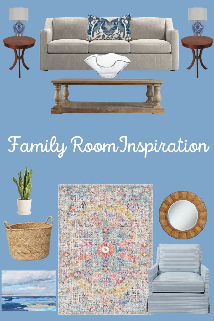 Family Room Design Crate and Barrel Couch